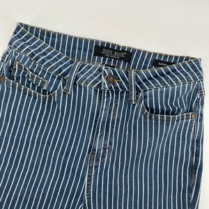 Judy Blue Super Cute High Waist Flare Leg‎ Striped Jeans Womens 5/27